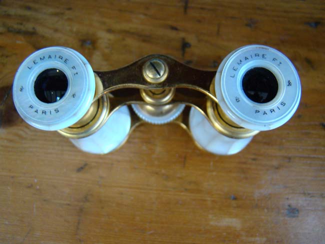 An attractive pair of French Opera Glasses by Lemaire of Paris and retailed by Mandel Brothers of Chicago circa 1910. — image 3